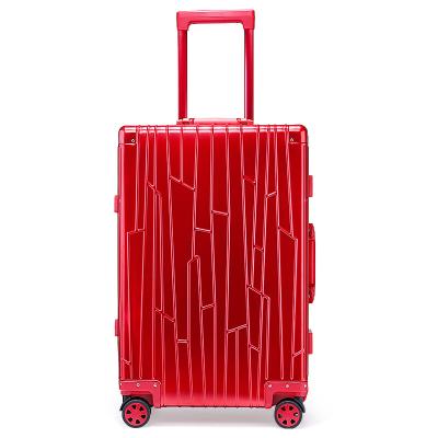 China High Quality Luggage Luxury Aluminum Suitcase For Men And Women Shape Business Luggage For Business Travel TSA Silent Lock Wheel for sale