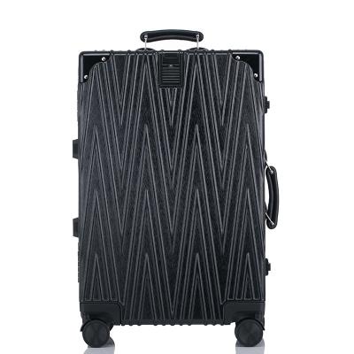 China High Quality 7037# 24inch Business Travel Suit Best Case Type PC Travel Luggage High Quality Business Bag for sale