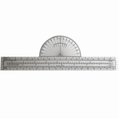 China Popular High Accuracy IFR Plotter Flight Pilot Ruler , Pilot Teaching Scale Ruler Measuring Ruler for sale