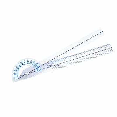 China PVC Contact Angle Ruler Medical Plastic Goniometer Price Plastic Promotional Types for sale