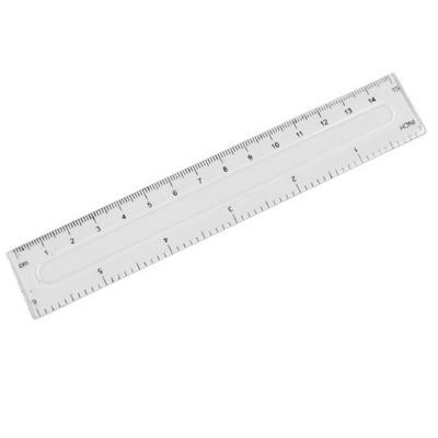 China 15cm Scale Popular Custom Size Logo Plastic Ruler for sale