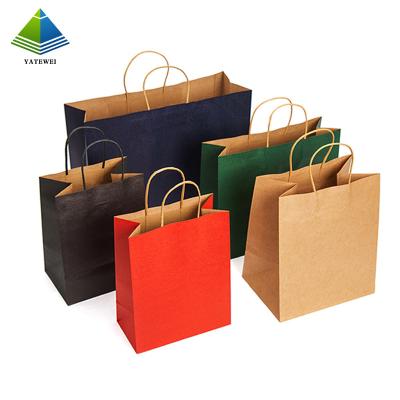 China Recyclable Custom Gift Packaging Bag Recyclable Retail Papel Bag Gift Packaging Paper Bags With Handles for sale