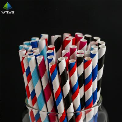 China Boba Paper Spoon Minimalist Biodegradable Straw Milkshake Straws Drinking Paper Straw for sale