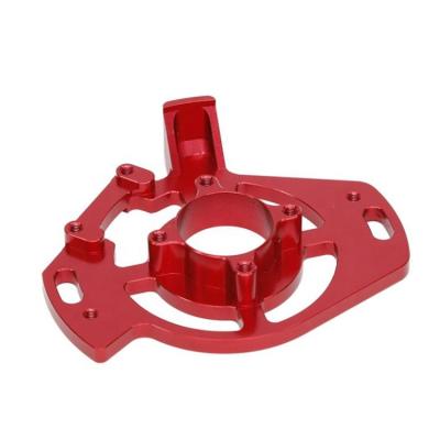 China Red Auto CNC Aluminum Parts 0.01mm Cnc Machining Car Parts for sale