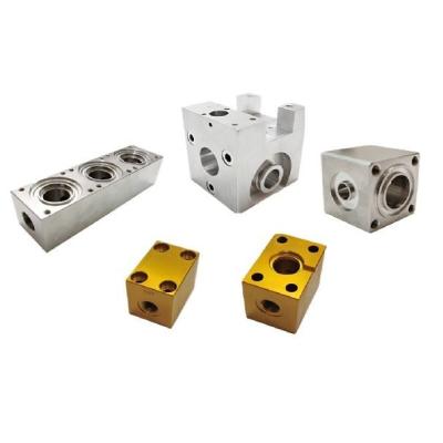 China OEM NG10 Hydraulic Valve Manifold Block AL 6061 AL 6063 AL 5083 for sale