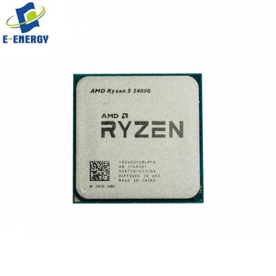 China AMD R YZEN 5 Desktop Quad-Core 2400G 3.6 GHz Socket AM4 65W YD240BC6M4MFB Desktop Processor for sale