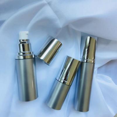 China Cosmetic 5m 10ml 15ml Vacuum Plastic Cosmetic Serum Airless Pump Bottles for sale