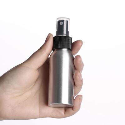 China Customempty 100ml 250ml 300ml 500ml Cosmetic Aluminum Spray Bottle For Packing Skin Water Cosmetic Hand Sanitizer for sale