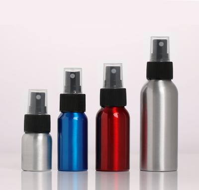 China Wholesale Cosmetic Packaging Cosmetic Spray Bottle 30ml 50ml 100ml 120ml Colorful Aluminum Spray Bottle for sale