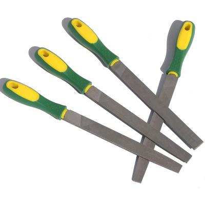 China Eco-Friendly Different Types Sizes cutting tools T12 Material hardware tools hand tools steel file with soft handle for sale