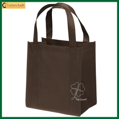 China Lightweight Reusable Cut Non Woven Bags Custom Reusable Shopper Tote Reinforced PP Non Woven Shopping Bags for sale