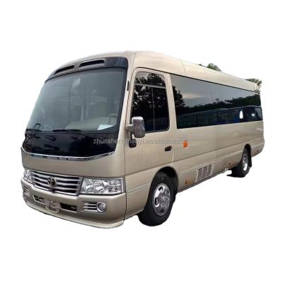 China Used Toyota Coaster Bus 2axel Diesel Engine A/C Roller Coaster Passenger LHD/Rhd for sale