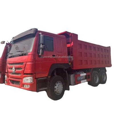 China Used Sinotruk Howo 10 Tyres 6X4 40Ton Tipper 371 375HP Long Distance Mine Sand Dump Trucks for sale