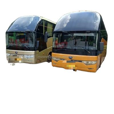 China HAIGE 55-Seater Diesel Buses with Manual Transmission and  3 Emission Standards for sale