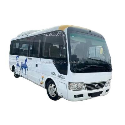 China Fuel Type Diesel 20-Seat Pure Electric Minibus with 150 km Travel Range on 62° Electricity for sale