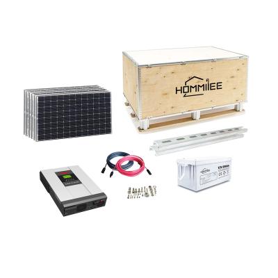 China Long lifespan solar power system 10kw home hommiiee solar panel system for sale