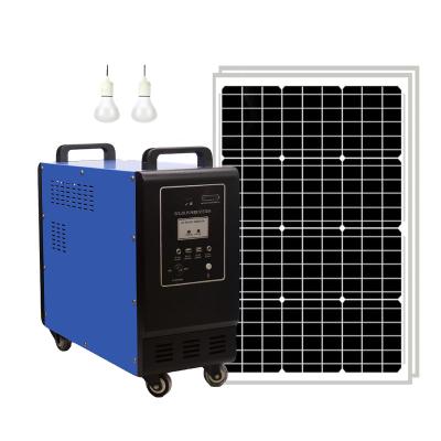 China New Design Portable Home Solar System High Quality Solar Power System With Bulb for sale