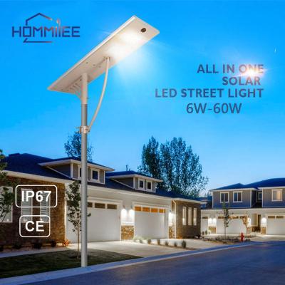 China HOMMIIEE Garden Hot Sale! PIR IP65 Security Motion Light Solar Wall Lamp Led Outdoor Light for sale