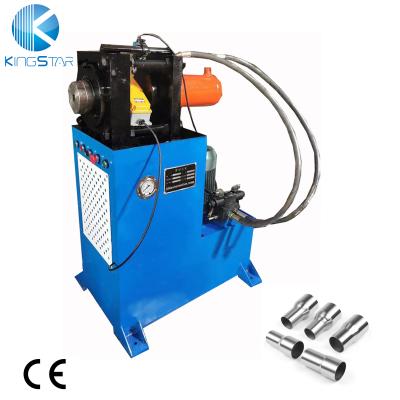 China Building material shops stainless steel iron metal pipe supplement and reducer machine end forming machine with low noise and high productivity for sale