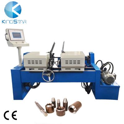 China 2021 New Customized PIPE 2021 Fully Automatic Double Edge Head Tensing Bevel Chamfering Machine for sale