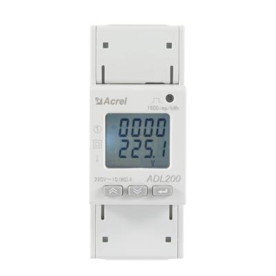 China Charing Pile Single Phase Easy Installation Din Rail Electricity Meter With CE Certificate 90*36*50mm for sale