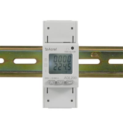 China Multifunction Class 1.0 AC Stack Din Rail Charging Single Phase Power Meter With MI Certificate 90*36*50mm for sale