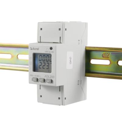 China Acrel LCD Display Single Phase Digital Din Rail Energy Meter With MI Certificate 90*36*50mm for sale