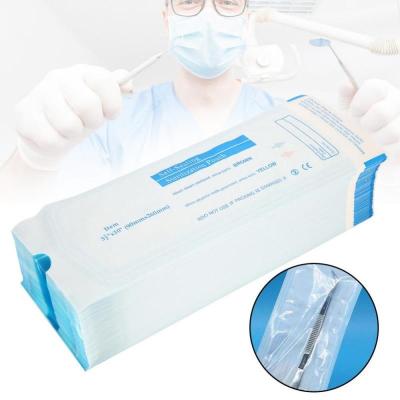 Κίνα CE 90*260 Autoclave Pouch Roll self sealing sterilization flat reel pouch roll 1 Box of 200 προς πώληση