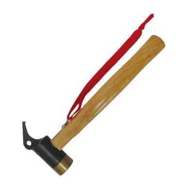 China Steel Tent Peg Hammer Stake Remover Mallet Heavy Duty Camping Stake Forged Steel Wood Handle for sale