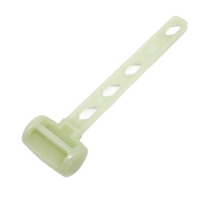 China PP Tent Stake Peg Hammer Plastic Mallet Double-Headed With Puller Hole Glow In The Dark for sale