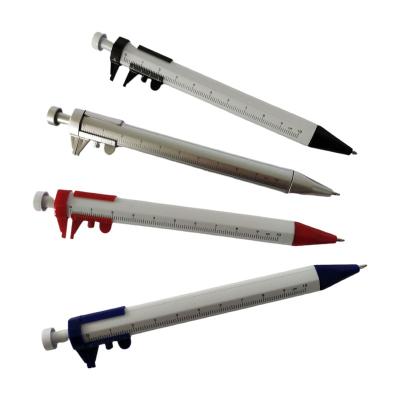 China vernier caliper all colors ready to ship ballpoint pen for custom prints and promotional ruler vernier caliper measuring ball pen for sale