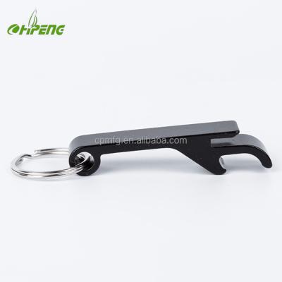 China Viable Promotional Custom Logo Aluminum Alloy Keychain Beer And Can Bottle Opener for sale