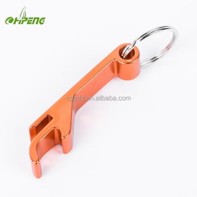 China Sustainable Aluminum Bottle Opener Key Chain for sale