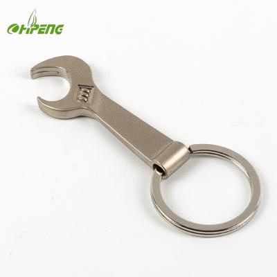 China Viable Hot Sale Key Shape Metal Bottle Opener Key Chain for sale