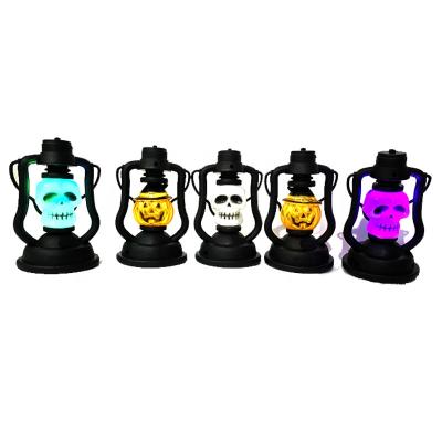 China Safe Wholesale Portable Colorful Night Lamp Halloween Pumpkin Pumpkin Ghost Lantern Festival Products LED Decorative Lantern for sale