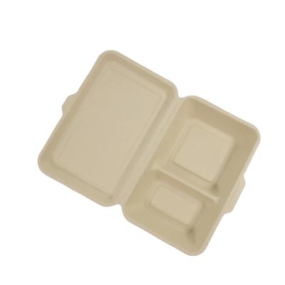 China New Disposable Meal Box Easy To Use Degradable Disposable Meal Box Disposable Meal Box for sale