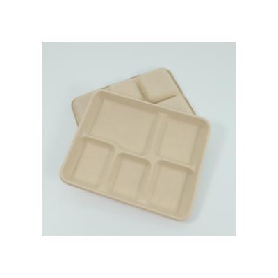 China Wholesale Price Party Disposable Degradable Customizable Disposable Dish For Food Packaging for sale