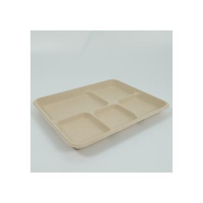 China Direct Selling Disposable Customizable Degradable Disposable Paper Plates For Food Packaging for sale