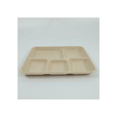 China Factory Price Disposable Degradable Customizable Disposable Dish For Food Packaging for sale