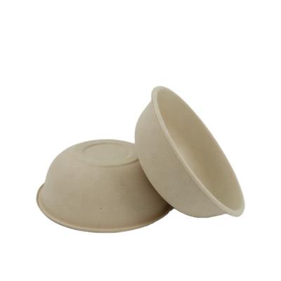 China Uses Direct Selling Disposable Degradable Ice Cream Fan Pulping Biodegradable Bowls Packaging Disposable Paper Bowl for sale