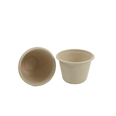 China Disposable Degradable Factory Wholesale Customizable Degradable Make Disposable Paper Cup For Food Packaging for sale