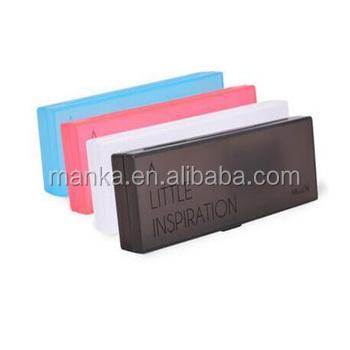 China Gift wholesaler color plastic pencil case for sale