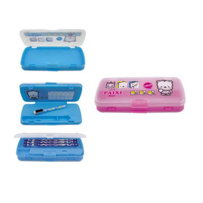 China Gift School PP Double Open Pen Suitcase for sale