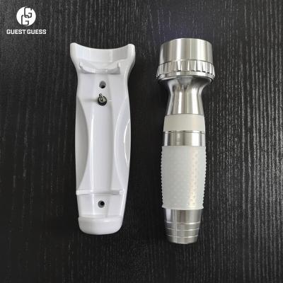 China High Quality Wall Mounted Soft Rubber Anti-Slip Soft Rubber Grip Rechargeable Flashlight Energy Saving White Emergency Flashlight for sale