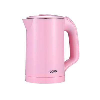 China 360 Degree Rotation Base CCKO 0.5L Mini Electric Kettle Hotel Tea Kettle Travel Kettle CK1121 Hot Pink Color for sale