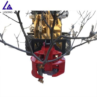 China Farms Ligong Excavator Tree Stump Shear Root Shear Root Harvester Stump Harvester for sale