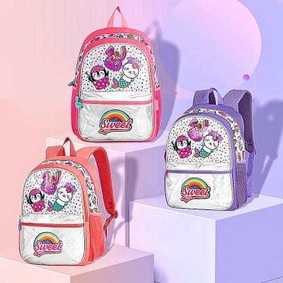 China Waterproof Holographic Cartoon Kawaii Toddler Backpack Kid Bag Backpack For School Girls for sale