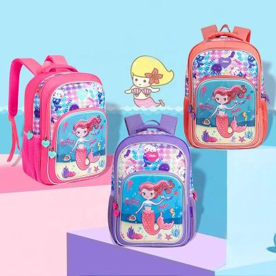 China New Waterproof 3D EVA Mermaid Girls Children Kids School Backpack Bag Backpack with Characters for sale