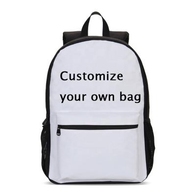 China Waterproof Full All Over Print To Custom Design Sublimation Printed Kids BookBag Children Boys Girls School Bag Backpack With Logo for sale