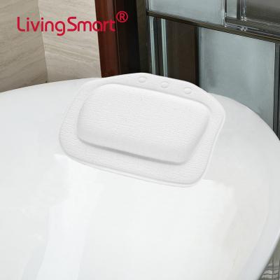 China Hot Selling Sustainable New Style Soft Spa Small PVC Bath Pillow for sale